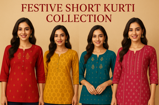 Top 3 Festive Short Kurti Looks for 2025 ✨