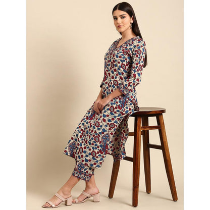 Multi Color All Over Printed Cotton Kurti Pant